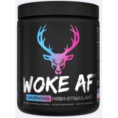 BUCKED UP, Woke AF, PREMIUM Pre-Workout, Ноотропный предтренировочный комплекс, вкус Miami (Клубника, манго, ананас), 363 г (30 порций)